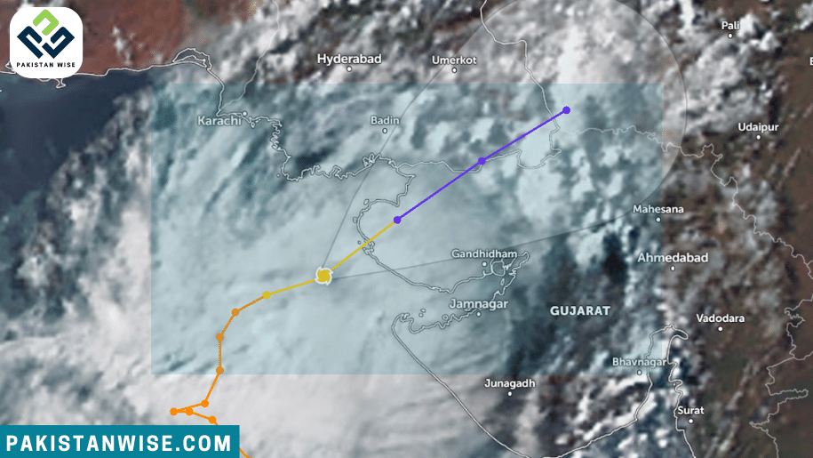 Cyclone Biparjoy Intensifies Impending Threat 220 Km South of Karachi