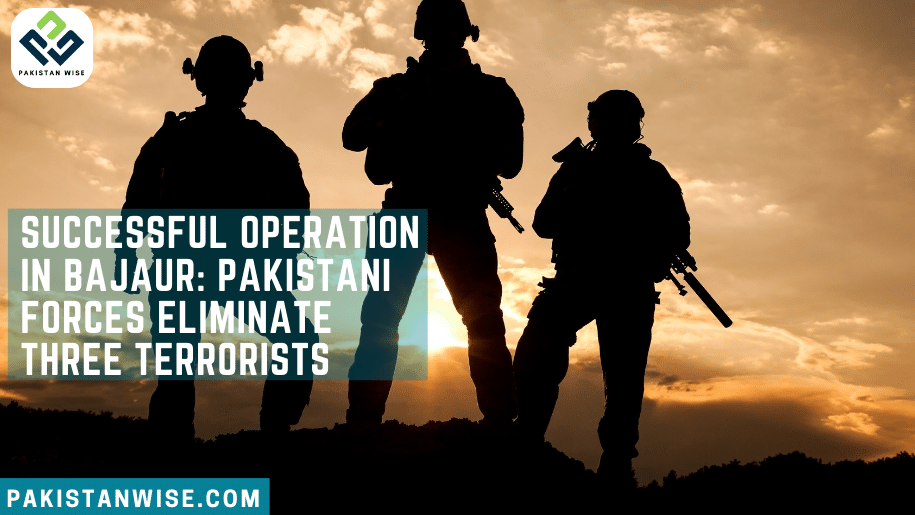 Successful Operation in Bajaur: Pakistani Forces Eliminate Three Terrorists
