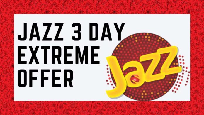 Jazz 3 Day Extreme offer