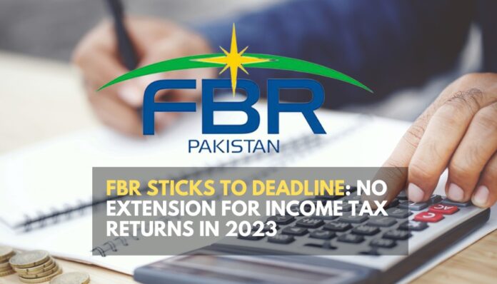 FBR Sticks to Deadline