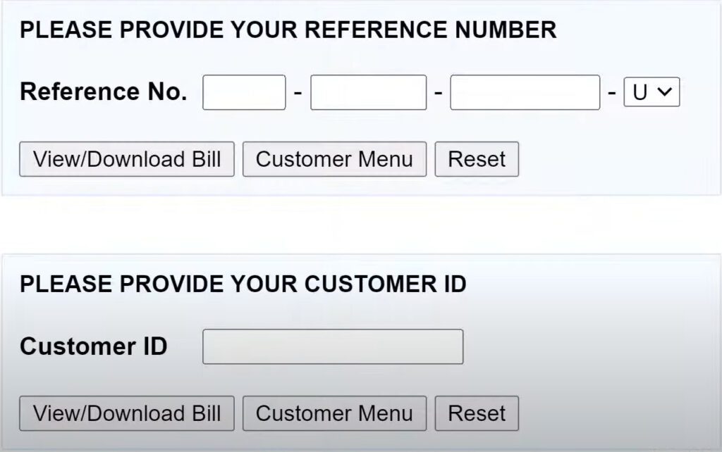 LESCO BIll Picture Reference Number