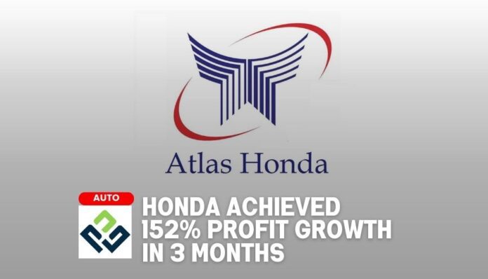 Atlas Honda Achieved 152% Profit Growth in 3 Months