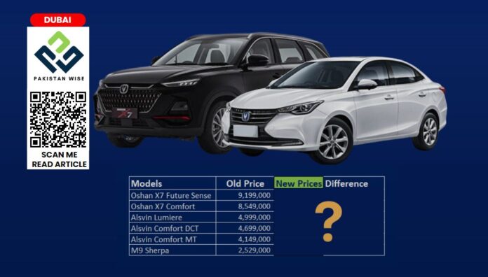 Changan Motors Massive Price Drops - Oshan, Alsvin & M9 Sherpa