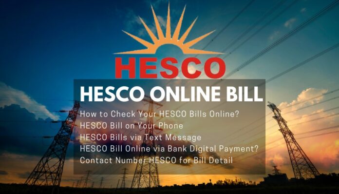 HESCO Online Bill