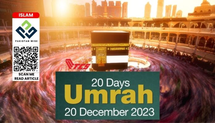20-Day Umrah Special Package by TCS Visa, Tickets, Meals & More
