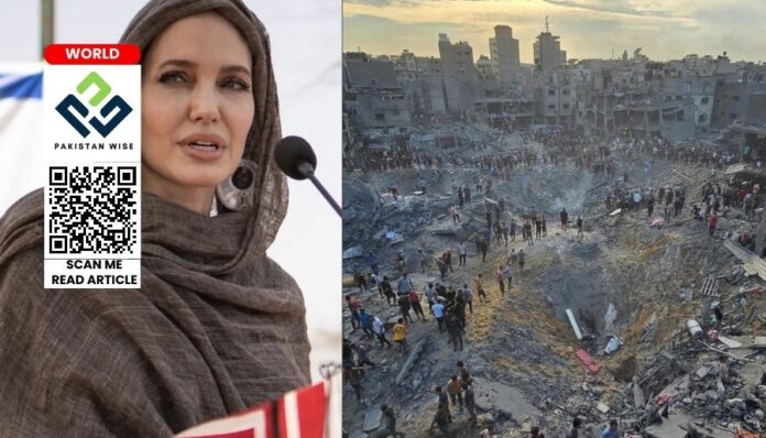 Hollywood actor Angelina condemns Israeli bombardment of Gaza