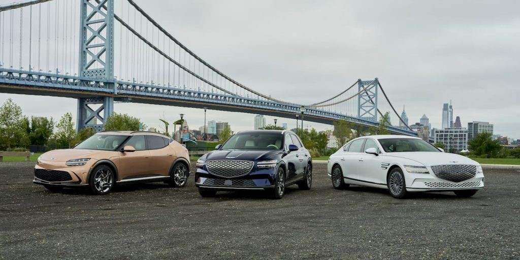 Genesis GV60, Electrified GV70, and Electrified G80 (source: Genesis)