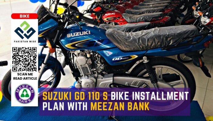 Suzuki GD 110 S Bike Installment Plan with Meezan Bank