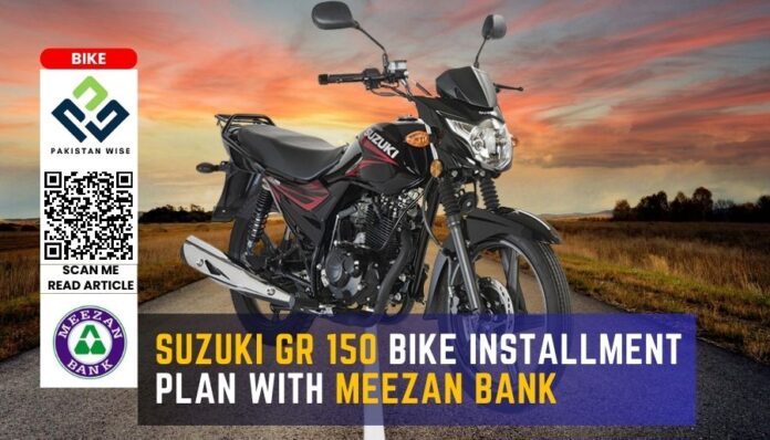 Suzuki GR 150 Bike Installment Plan with Meezan Bank