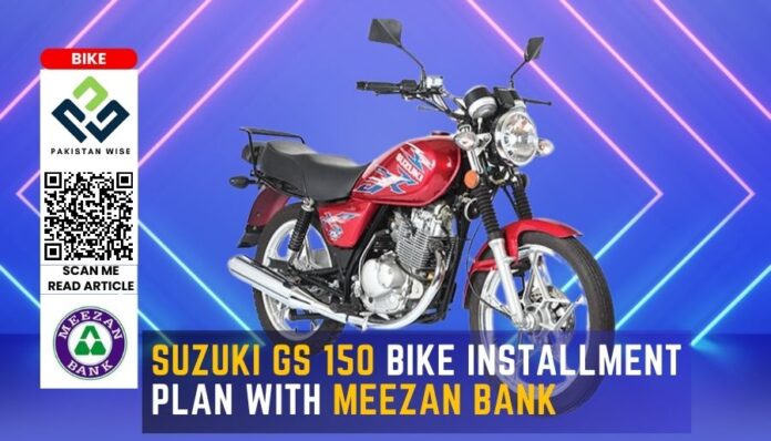 Suzuki GS 150 Bike Installment Plan with Meezan Bank
