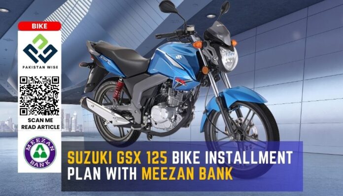 Suzuki GSX 125 Bike Installment Plan with Meezan Bank