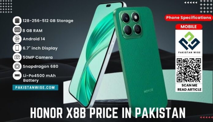 Honor X8b Price in Pakistan