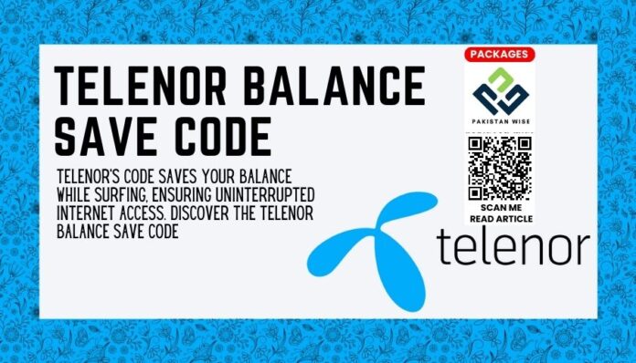 Telenor Balance Save Code
