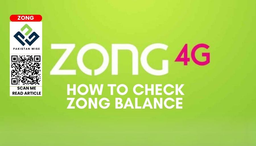 zong ka balance check karne ka code