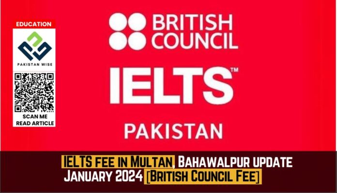 IELTS fee in Multan