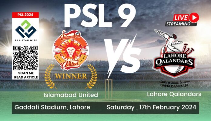 PSL 9 Opener: Islamabad United Win - Match 1 Detail