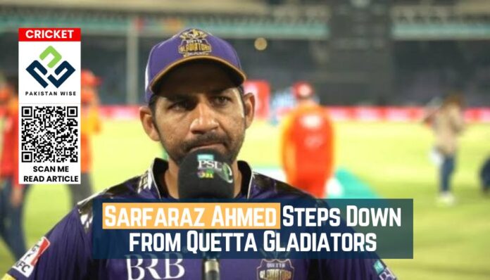 Sarfaraz Ahmed Resign as a Quetta Gladiators Captain