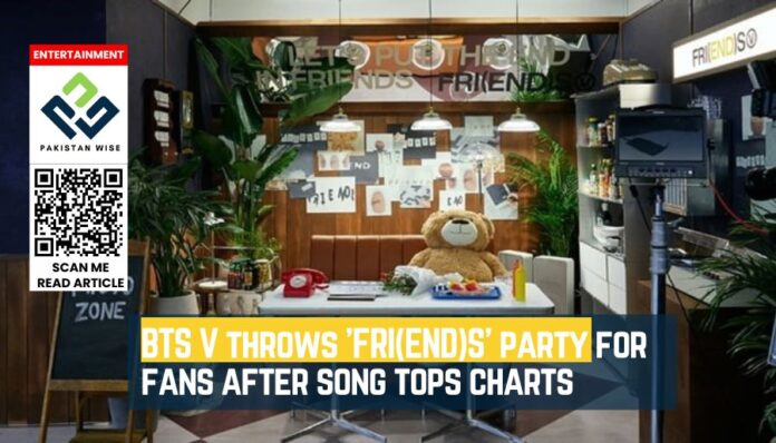 BTS V throws 'FRI(END)S' party for fans after song tops charts
