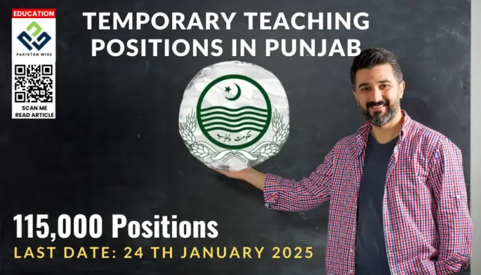 Temporary Teaching Positions in Punjab