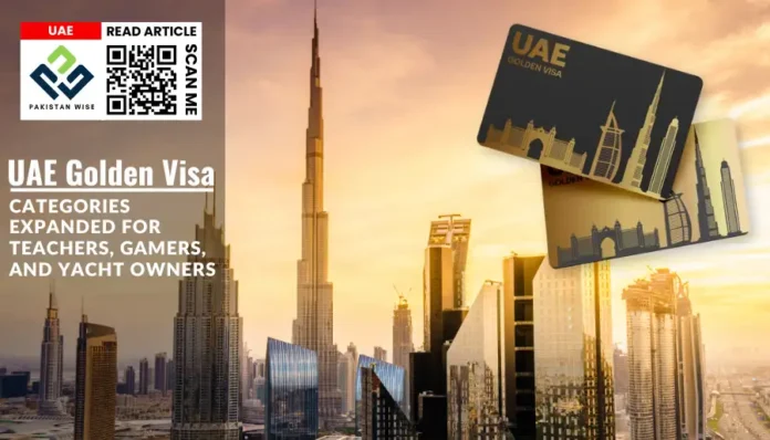 Big news! UAE introduces new Golden Visa categories for teachers, gamers, and yacht owners. 🌟 Explore exciting opportunities for long-term residency! #UAEGoldenVisa #ResidencyOpportunities